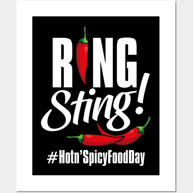 International Hot and Spicy Food Day – January Wall Art by irfankokabi